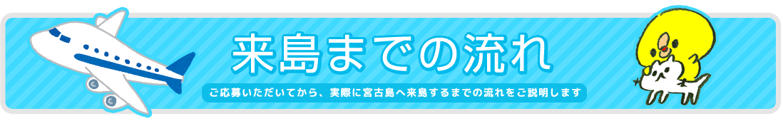 来島までの流れ